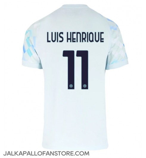 Inter Milan Luis Henrique #11 Vieraspaita 2025-26 Lyhythihainen Inter Milan Luis Henrique #11 Vieraspaita 2025-26 Lyhythihainen